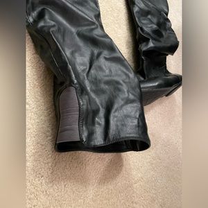 Black Thigh High Boots